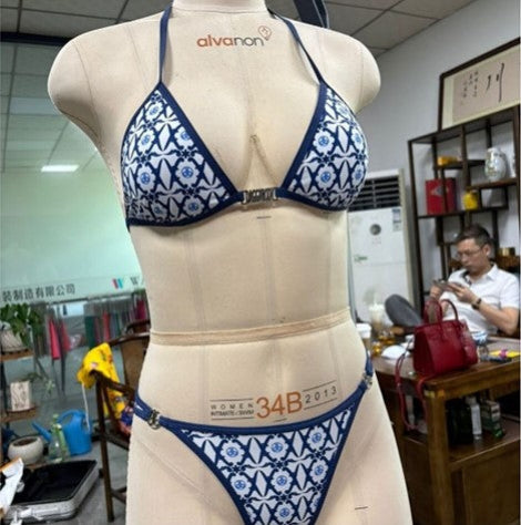 Tide Line Bikini Set
